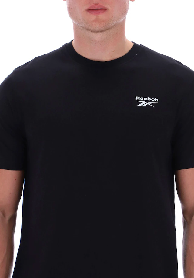 Reebok T-Shirt »CODY SMALL LOGO CREW NECK SS TEE« mit Rundhalsausschnitt, Kurzarm, ohne Verschluss, aus Baumwolle