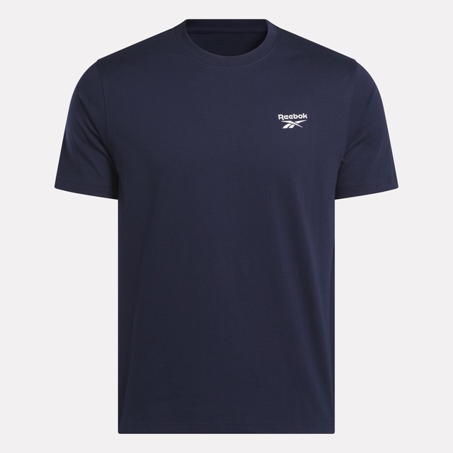 Reebok T-Shirt »CODY SMALL LOGO CREW NECK SS TEE« mit Rundhalsausschnitt, Kurzarm, ohne Verschluss, aus Baumwolle