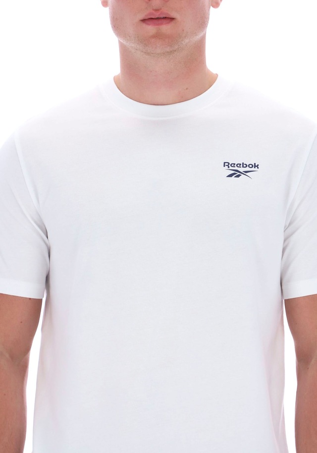 Reebok T-Shirt »CODY SMALL LOGO CREW NECK SS TEE« mit Rundhalsausschnitt, Kurzarm, ohne Verschluss, aus Baumwolle