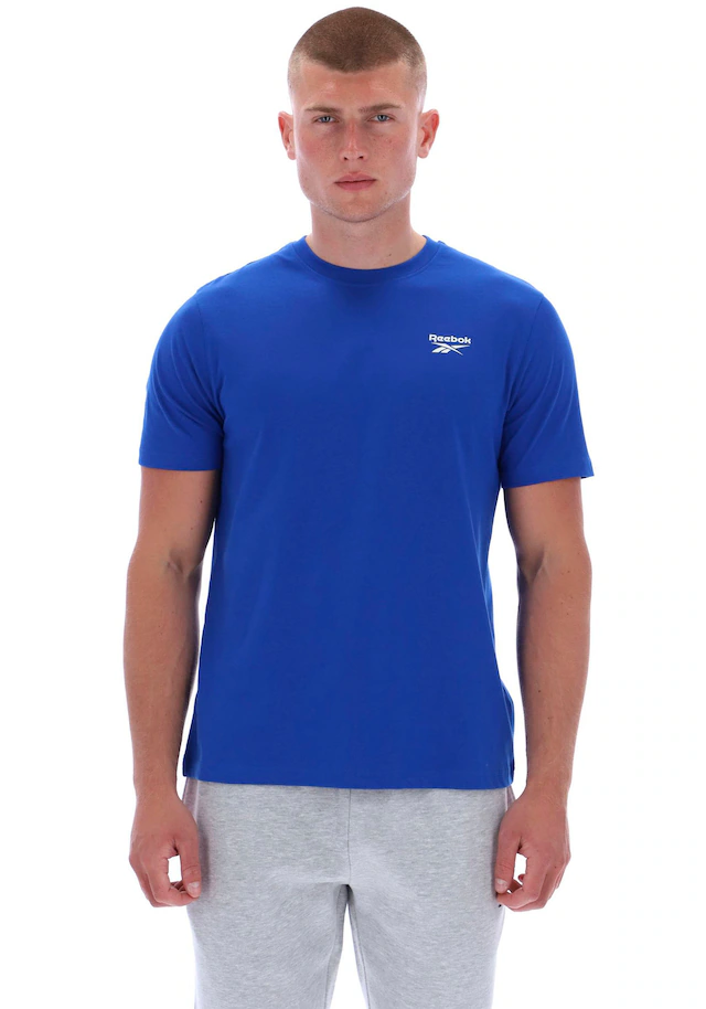 Reebok T-Shirt »CODY SMALL LOGO CREW NECK SS TEE« mit Rundhalsausschnitt, Kurzarm, ohne Verschluss, aus Baumwolle