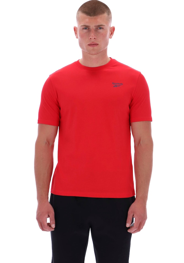 Reebok T-Shirt »CODY SMALL LOGO CREW NECK SS TEE« mit Rundhalsausschnitt, Kurzarm, ohne Verschluss, aus Baumwolle