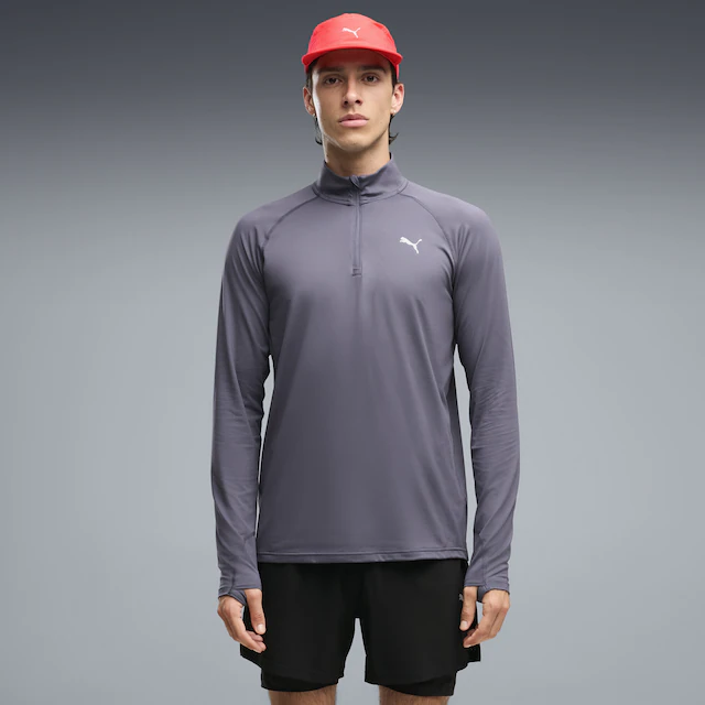 PUMA Trainingsshirt »VELOCITY CLOUDSPUN Laufoberteil mit halbem Reißverschluss Herren«