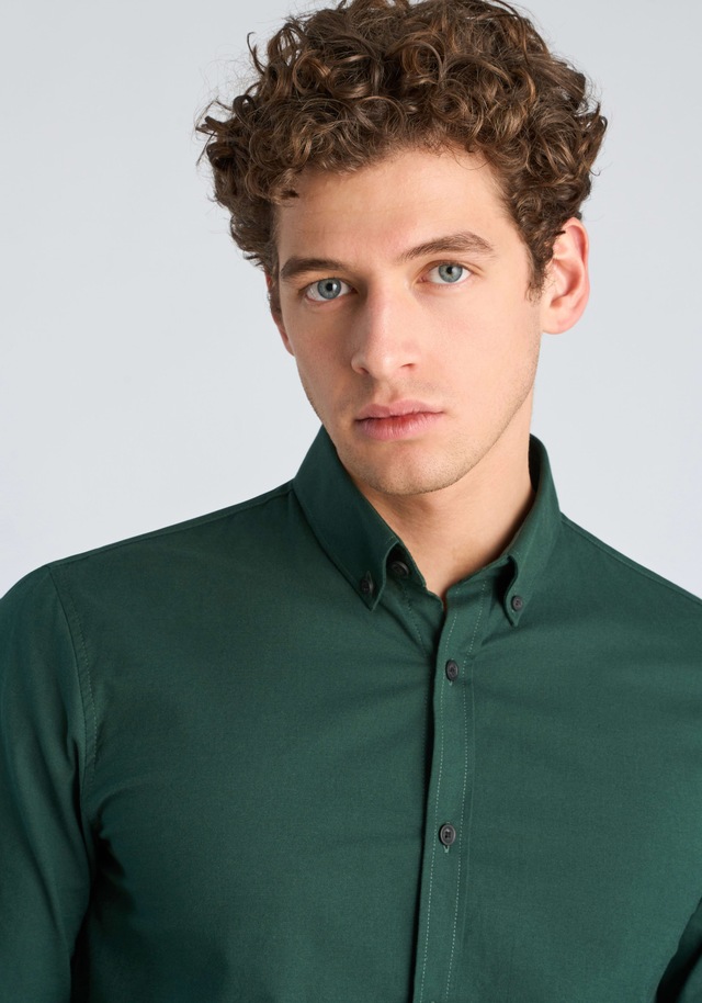 LINDBERGH Langarmhemd mit Button-Down-Kragen