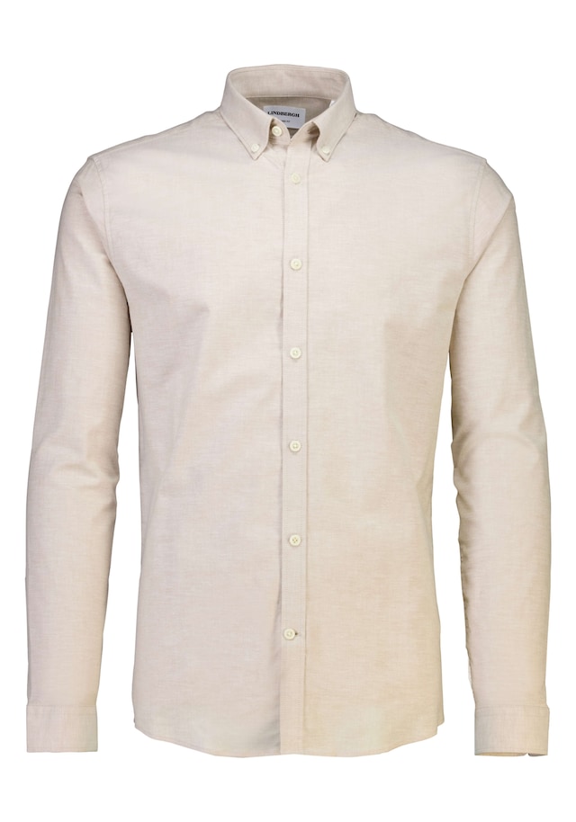 LINDBERGH Langarmhemd mit Button-Down-Kragen