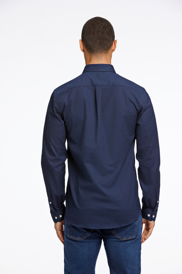 LINDBERGH Langarmhemd mit Button-Down-Kragen