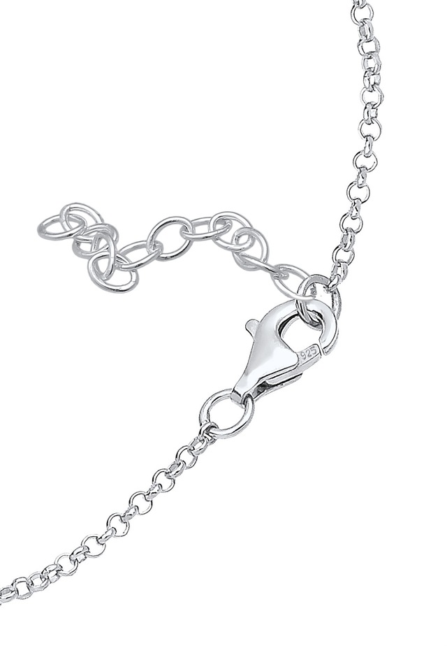Elli DIAMONDS Armkette »Armband Herz Diamant Weiß Brillantschliff (0.015 ct) 925 Sterling Silber«