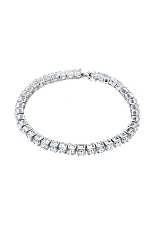 Elli Premium Armkette »Armband Tennisarmband mit Zirkonia Kristalle 925 Silber«