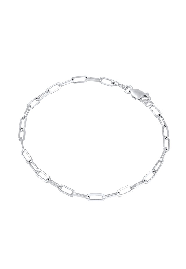 Elli Armkette »Armband Glieder Oval Basic Chunky Chains Optik 925 Silber«