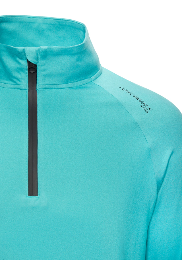 Le Jogger Performance Funktionsshirt mit Stehkragen und Reißverschluss