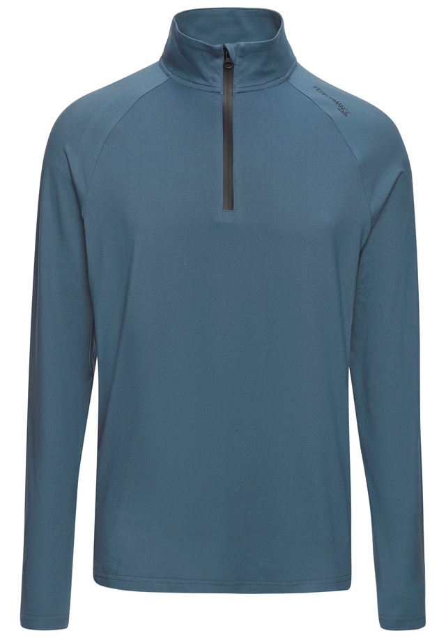Le Jogger Performance Funktionsshirt mit Stehkragen und Reißverschluss