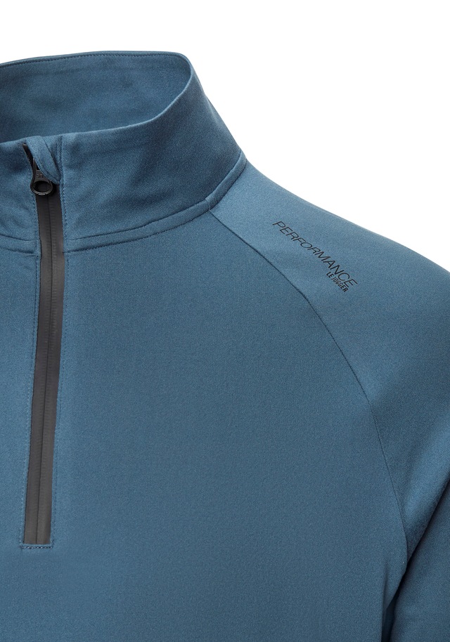 Le Jogger Performance Funktionsshirt mit Stehkragen und Reißverschluss