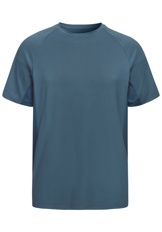 Le Jogger Performance Funktionsshirt mit Rundhalsausschnitt und seitlichen Mesh-Einsatz