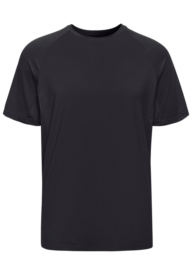 Le Jogger Performance Funktionsshirt mit Rundhalsausschnitt und seitlichen Mesh-Einsatz