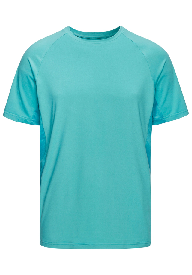 Le Jogger Performance Funktionsshirt mit Rundhalsausschnitt und seitlichen Mesh-Einsatz