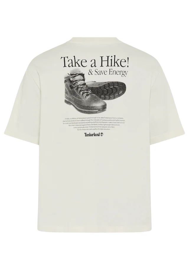 Timberland T-Shirt »TAKE A HIKE BACK GRAPHIC SS TEE« Kurzarm-Design, aus Baumwolle