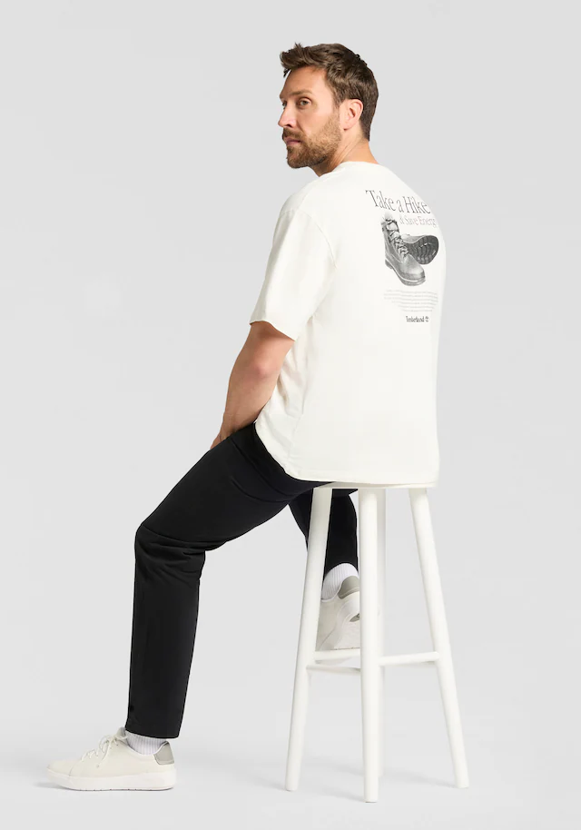 Timberland T-Shirt »TAKE A HIKE BACK GRAPHIC SS TEE« Kurzarm-Design, aus Baumwolle
