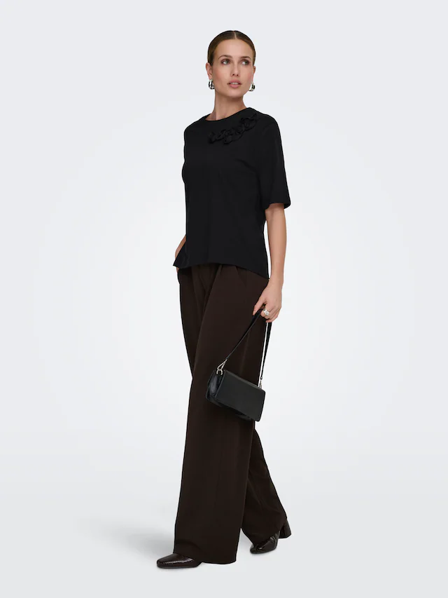 JDY Anzughose »JDYGEGGO LIFE OCCASION PANT JRS NOOS« Materialmix, regular fit