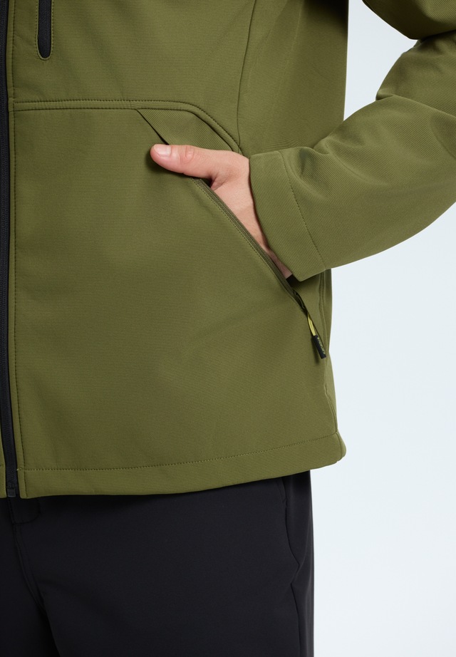 Icepeak Softshelljacke »ICEPEAK BUXTON« wasserabweisend, mit fester, zweifach verstellbarer Kapuze