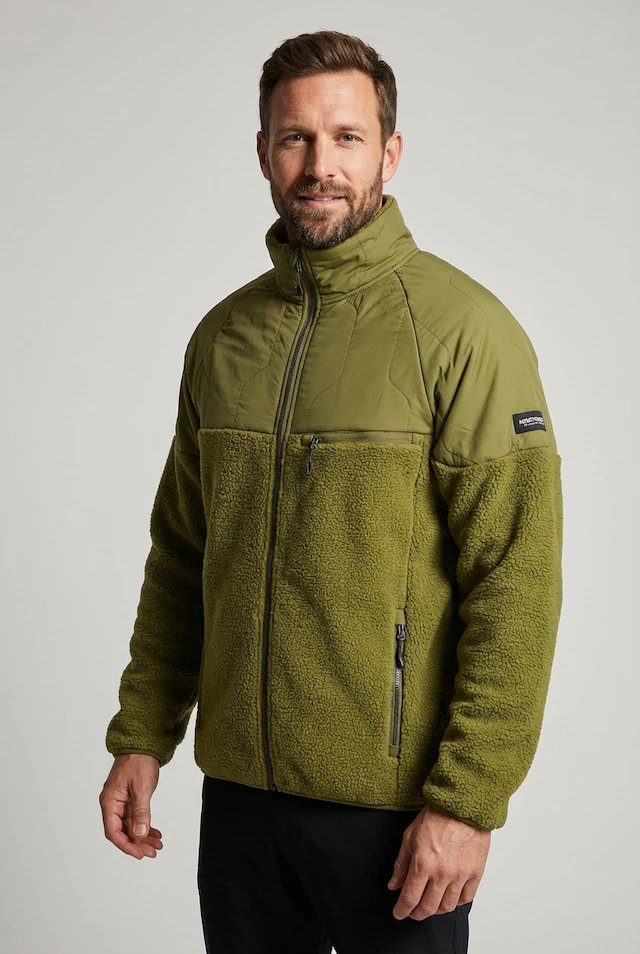 Icepeak Fleecejacke »MANTON« sportlicher Stil, aus Polyester, mit Reißverschlusstaschen, wärmend