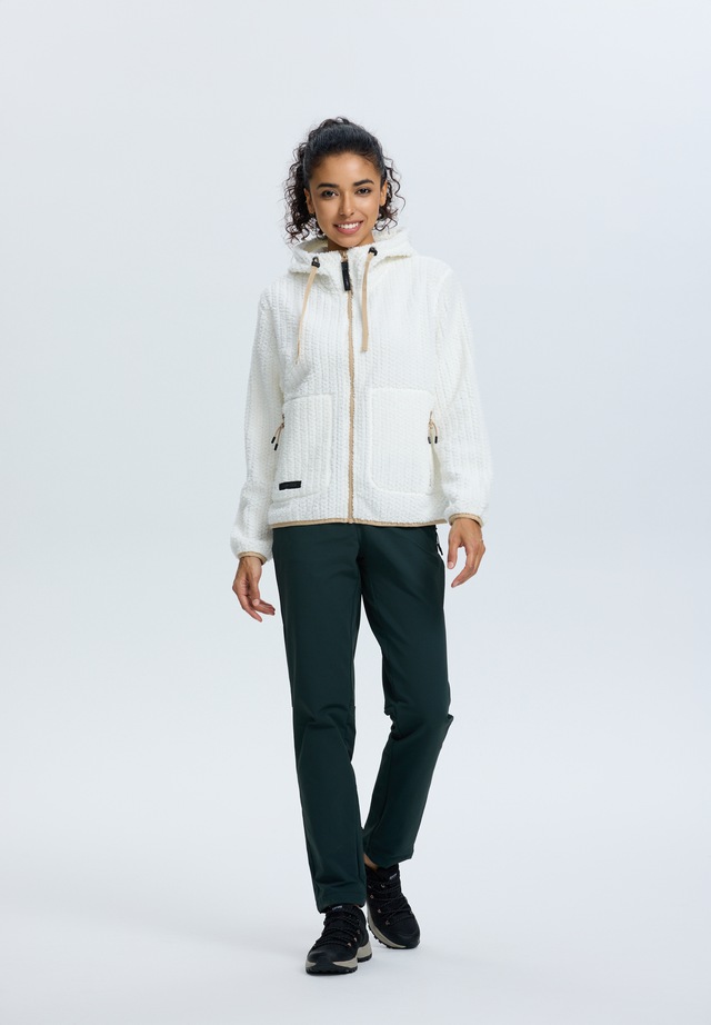 Icepeak Strickfleecejacke »ICEPEAK AALET« mit fester Kapuze, gerader Schnitt
