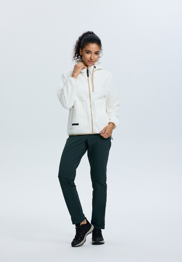 Icepeak Strickfleecejacke »ICEPEAK AALET« mit fester Kapuze, gerader Schnitt