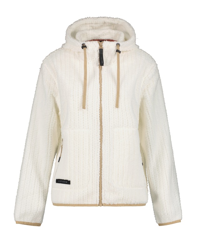 Icepeak Strickfleecejacke »ICEPEAK AALET« mit fester Kapuze, gerader Schnitt