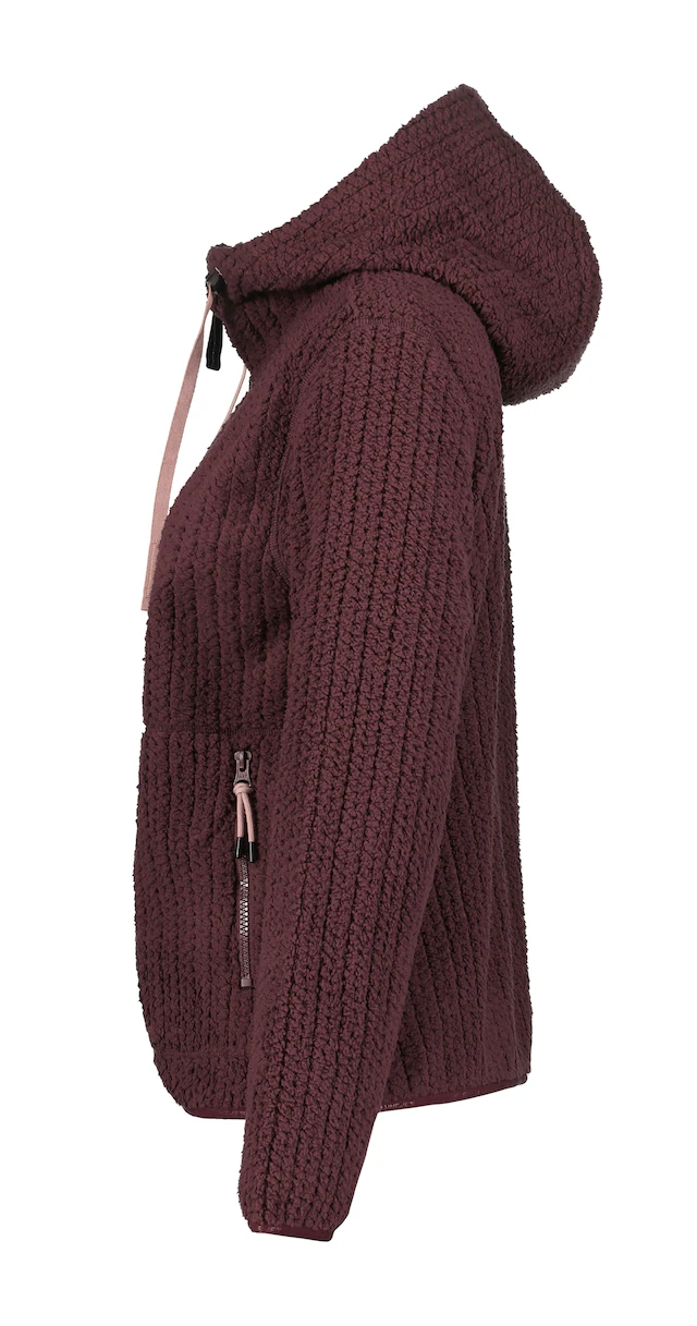Icepeak Strickfleecejacke »ICEPEAK AALET« mit fester Kapuze, gerader Schnitt