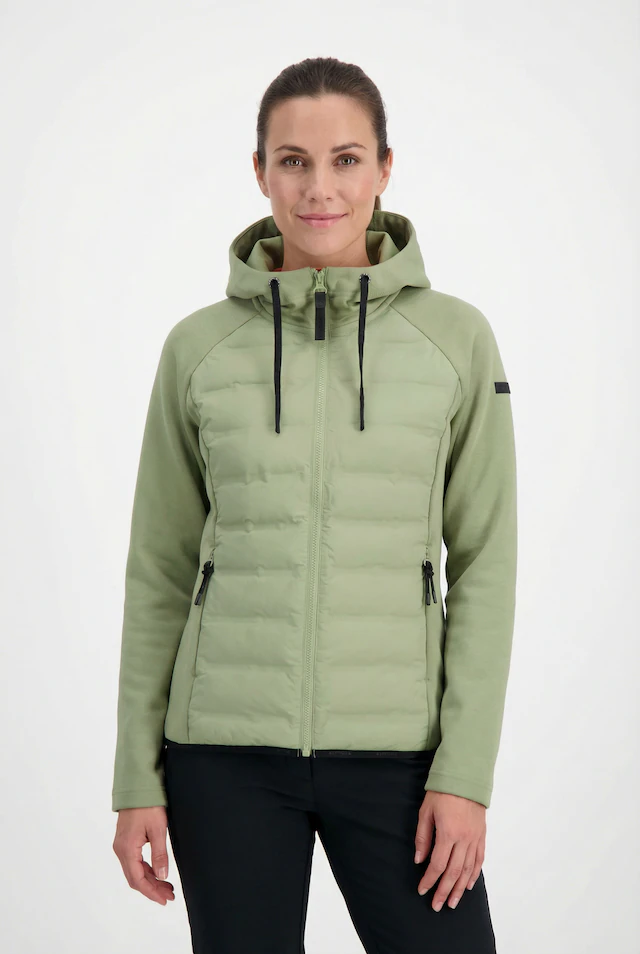 Icepeak Hybridjacke »ICEPEAK ASHBURN« mit fester Kapuze und Kordelzügen, aus 4-Wege-Stretch-Material