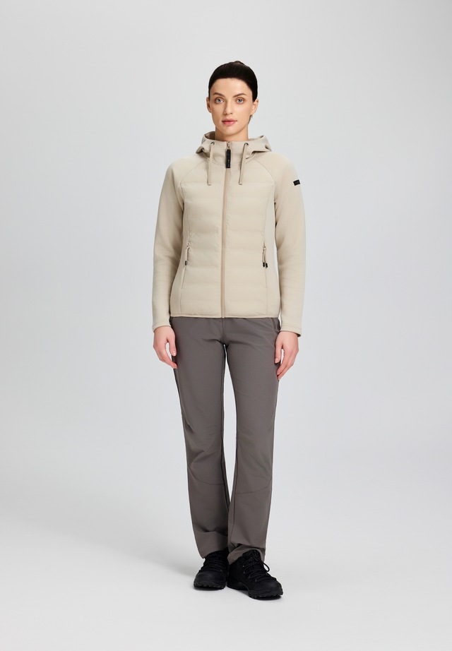Icepeak Hybridjacke »ICEPEAK ASHBURN« mit fester Kapuze und Kordelzügen, aus 4-Wege-Stretch-Material