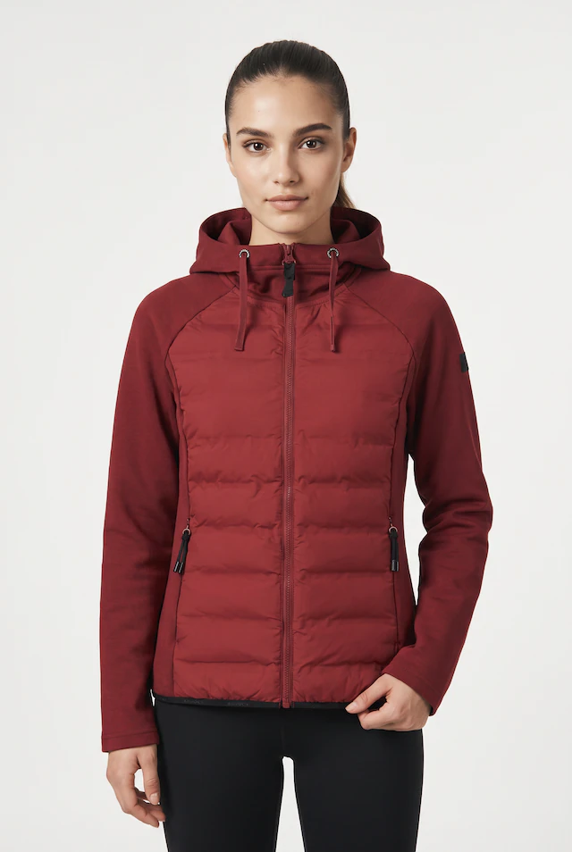Icepeak Hybridjacke »ICEPEAK ASHBURN« mit fester Kapuze und Kordelzügen, aus 4-Wege-Stretch-Material