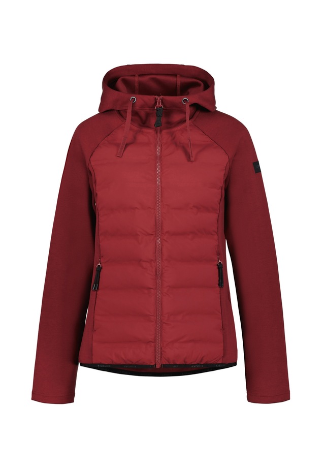 Icepeak Hybridjacke »ICEPEAK ASHBURN« mit fester Kapuze und Kordelzügen, aus 4-Wege-Stretch-Material