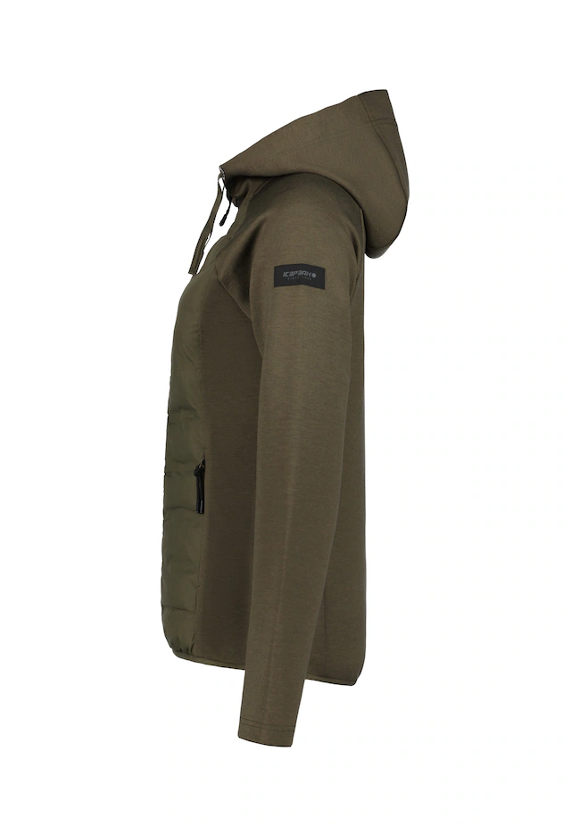 Icepeak Hybridjacke »ICEPEAK ASHBURN« mit fester Kapuze und Kordelzügen, aus 4-Wege-Stretch-Material