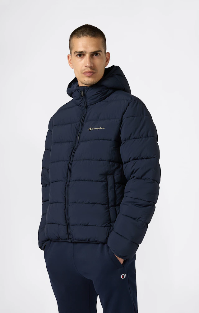 Champion Steppjacke »Padded Outdoor Jacket« mit Kapuze mit Kapuze, bequeme Passform, hüftlange Schnittform
