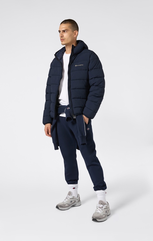 Champion Steppjacke »Padded Outdoor Jacket« mit Kapuze mit Kapuze, bequeme Passform, hüftlange Schnittform