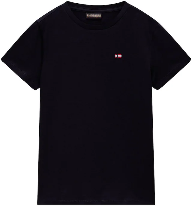 Napapijri T-Shirt »Salis« mit Rundhalsausschnitt, Kurzarm, aus Baumwolle, Regular Fit