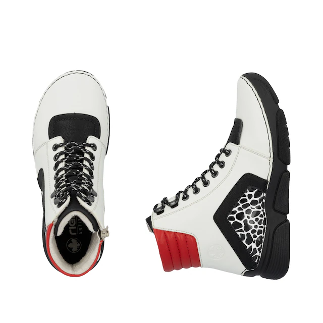 Rieker Sneakerboots Schnürboots, Schnürstiefelette mit zusätzlichem Innenreißverschluss