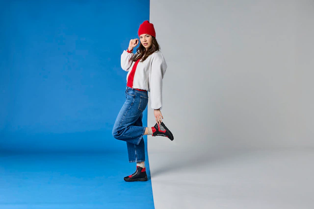Rieker Sneakerboots Schnürboots, Schnürstiefelette mit zusätzlichem Innenreißverschluss