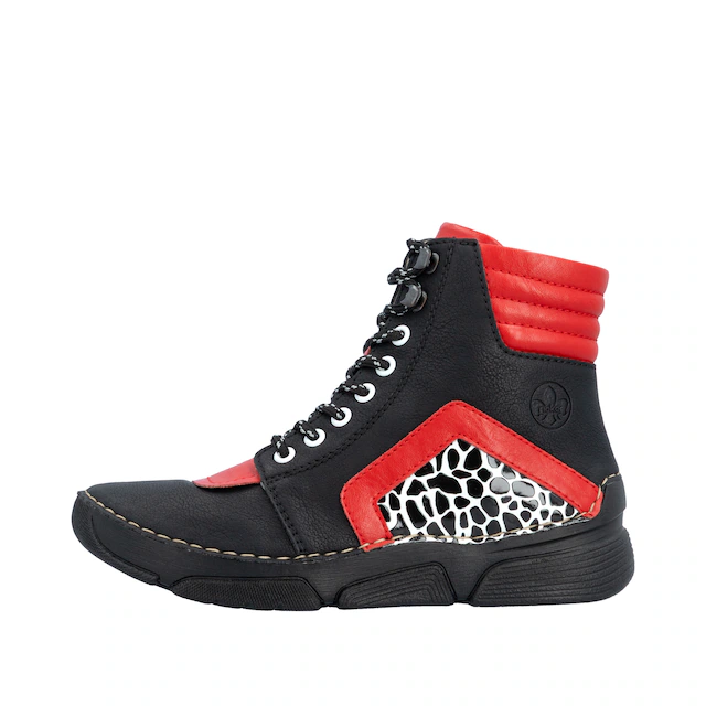 Rieker Sneakerboots Schnürboots, Schnürstiefelette mit zusätzlichem Innenreißverschluss