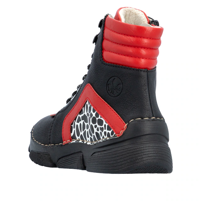 Rieker Sneakerboots Schnürboots, Schnürstiefelette mit zusätzlichem Innenreißverschluss