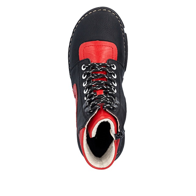 Rieker Sneakerboots Schnürboots, Schnürstiefelette mit zusätzlichem Innenreißverschluss
