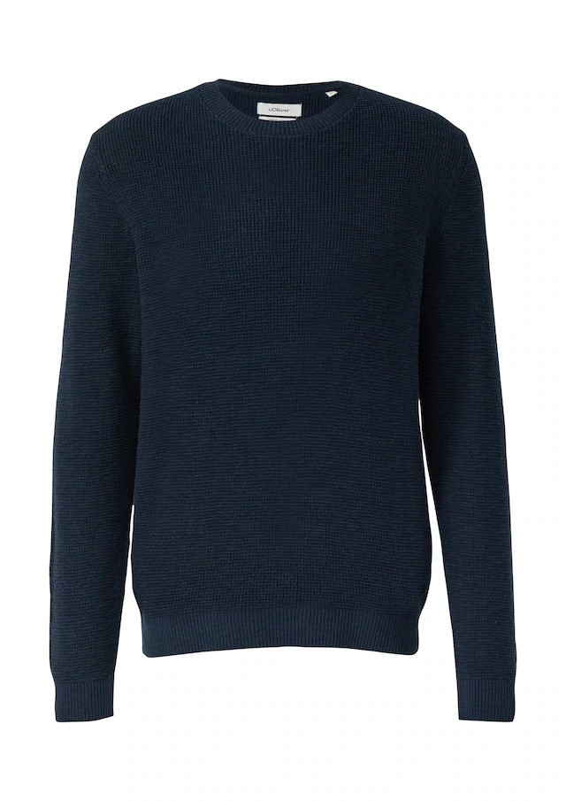 s.Oliver Strickpullover langarm, Grob-Strick