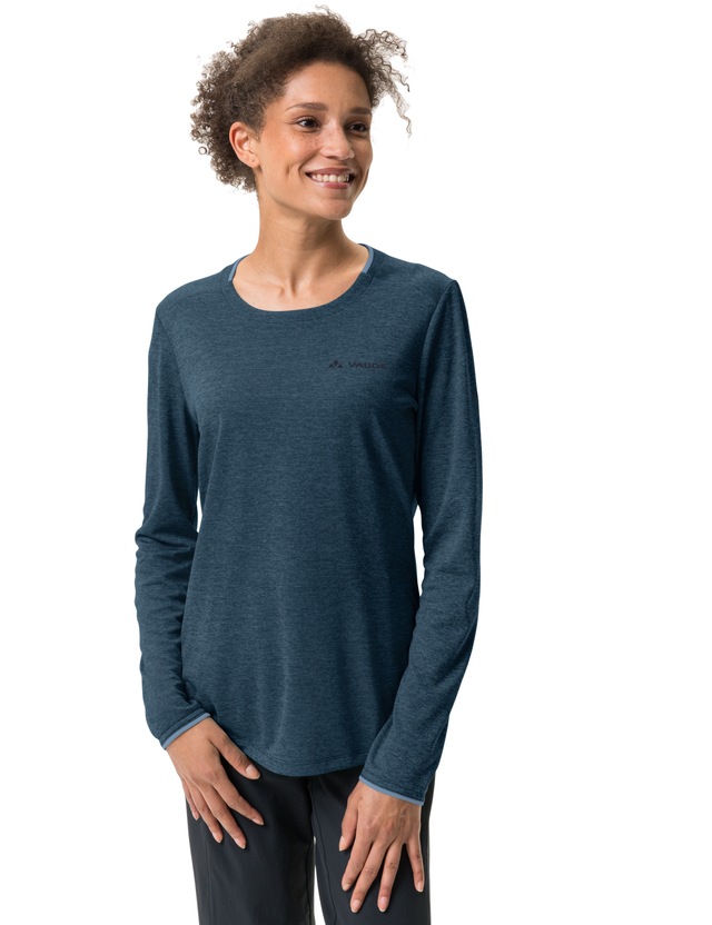 VAUDE Longsleeve »WOMEN'S ESSENTIAL LS T-SHIRT« sportliche Passform, langärmlig, mit Rundhalsausschnitt
