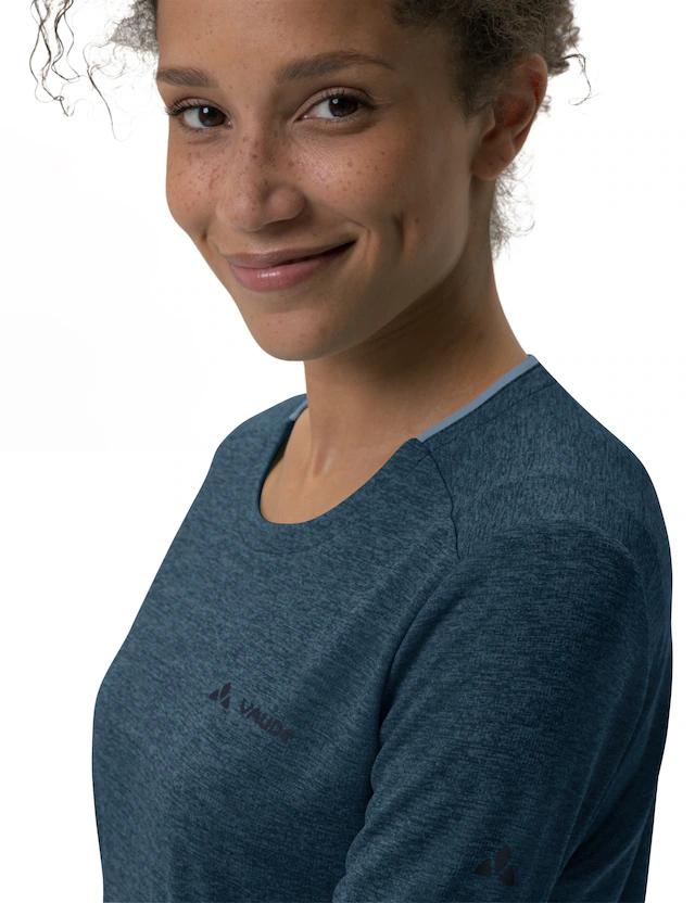 VAUDE Longsleeve »WOMEN'S ESSENTIAL LS T-SHIRT« sportliche Passform, langärmlig, mit Rundhalsausschnitt