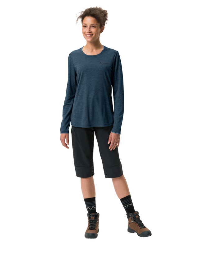 VAUDE Longsleeve »WOMEN'S ESSENTIAL LS T-SHIRT« sportliche Passform, langärmlig, mit Rundhalsausschnitt