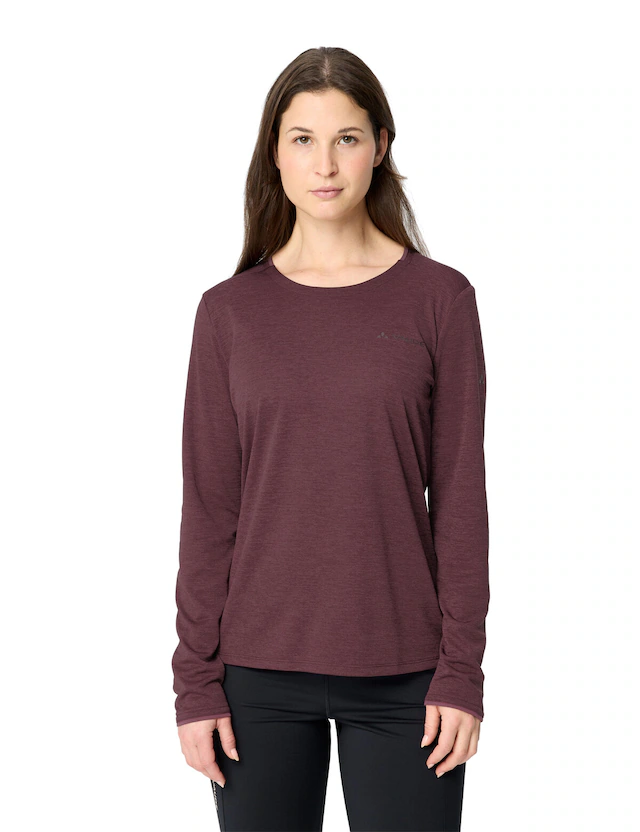 VAUDE Longsleeve »WOMEN'S ESSENTIAL LS T-SHIRT« sportliche Passform, langärmlig, mit Rundhalsausschnitt