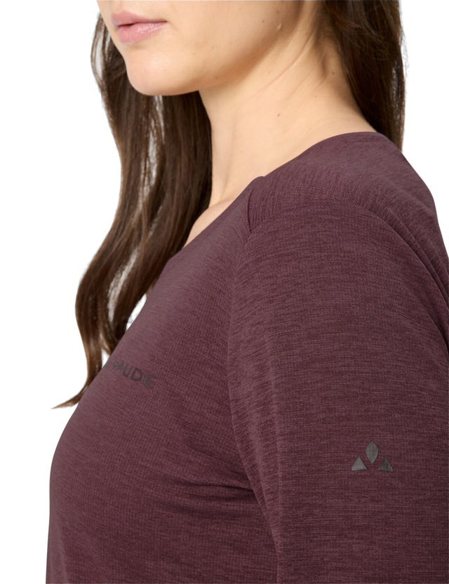 VAUDE Longsleeve »WOMEN'S ESSENTIAL LS T-SHIRT« sportliche Passform, langärmlig, mit Rundhalsausschnitt