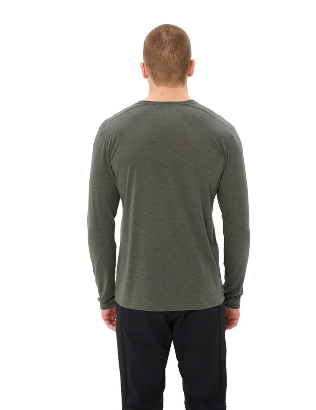 VAUDE Langarmshirt »MEN'S ROSEMOOR LS T-SHIRT III« ohne Kragen, Rundhalsausschnitt, aus Polyester und Lyocell
