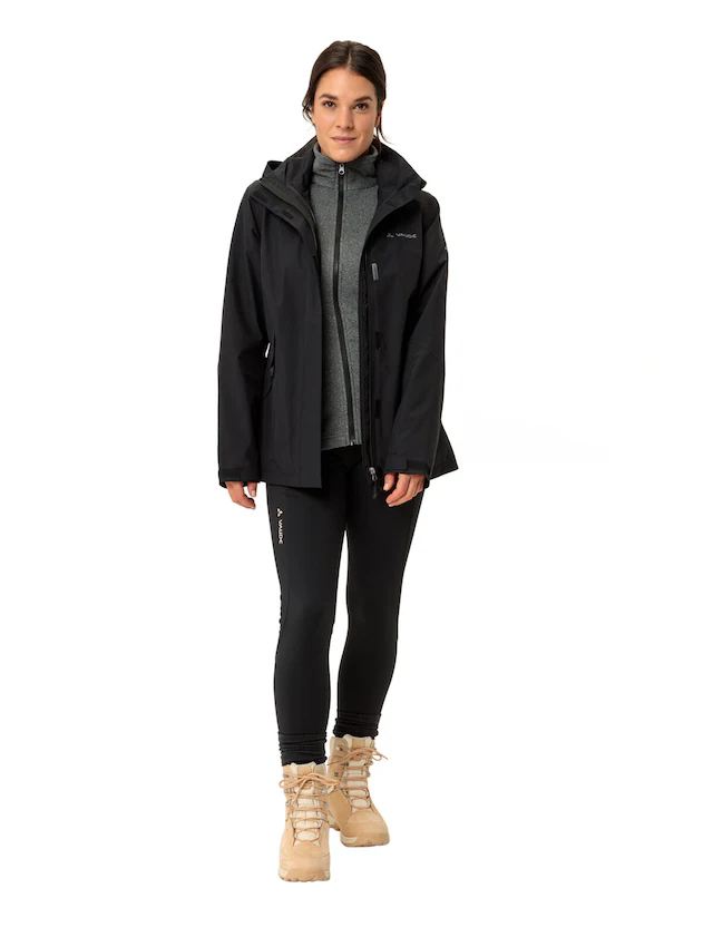 VAUDE 3-in-1-Funktionsjacke »WOMEN'S ROSEMOOR 3IN1 JACKET II« 2 Stk. tlg. wasserdicht, winddicht, atmungsaktiv
