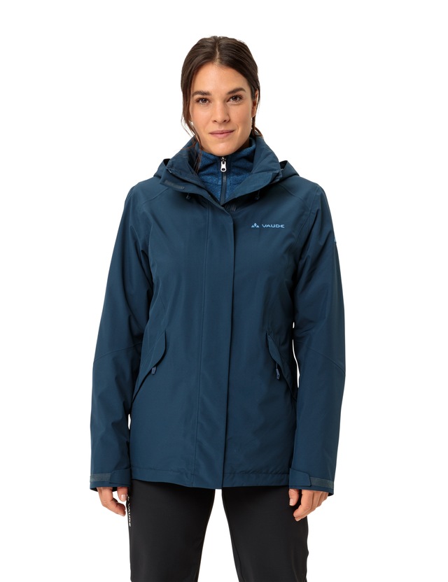 VAUDE 3-in-1-Funktionsjacke »WOMEN'S ROSEMOOR 3IN1 JACKET II« 2 Stk. tlg. wasserdicht, winddicht, atmungsaktiv