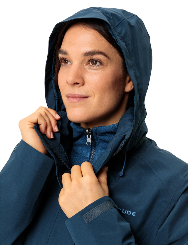 VAUDE 3-in-1-Funktionsjacke »WOMEN'S ROSEMOOR 3IN1 JACKET II« 2 Stk. tlg. wasserdicht, winddicht, atmungsaktiv
